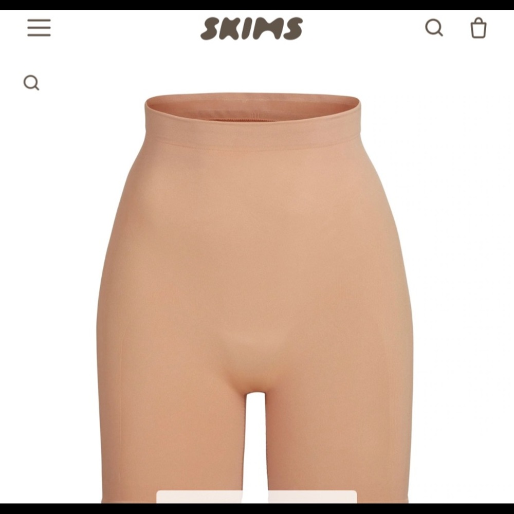SKIMS by Kim Kardashian sculpting short mid thigh